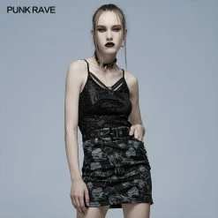 Punkravestore Goth Daily Sexy Camisoles Gothic