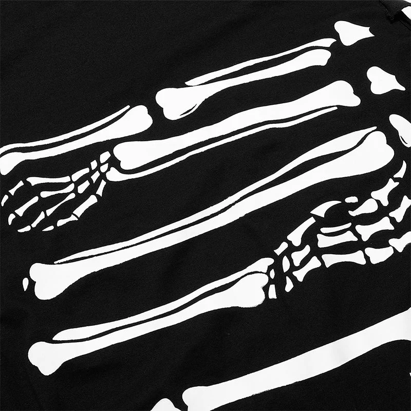 Punk Rave Store Punk Daily Wear Printing Sleeveless T-shirt 7 Punk Rave Store Punk Daily Wear Printing Sleeveless T-shirt