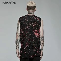 Punk Rave Store Punk Daily Wear Printing Sleeveless T-shirt