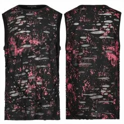 Punk Rave Store Punk Daily Wear Printing Sleeveless T-shirt
