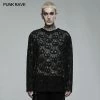 Punk Rave Store Punk Daily Wear Skull Mesh Long Sleeve T-shirt 1 Punk Rave Store Punk Daily Wear Skull Mesh Long Sleeve T-shirt