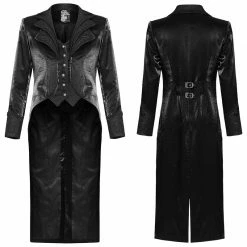 Punkravestore Gothic Ornate Multilayer Collar Coat