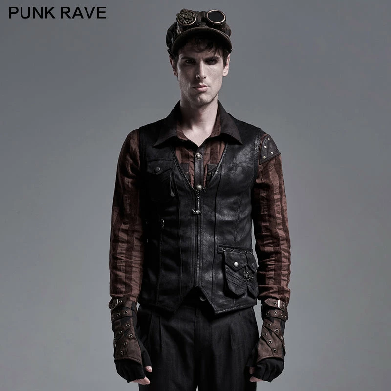 Punkravestore 2021 Steampunk Vest 3 Punkravestore 2021 Steampunk Vest