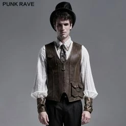 Punkravestore 2021 Steampunk Vest 17 Punkravestore 2021 Steampunk Vest