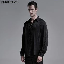Punkravestore Gothic Jacquard Shirt