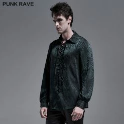 Punkravestore Gothic Jacquard Shirt