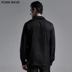Punkravestore Gothic Jacquard Shirt