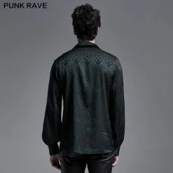 Punkravestore Gothic Jacquard Shirt