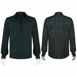 Punkravestore Gothic Jacquard Shirt