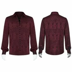 Punkravestore Gothic Jacquard Shirt