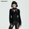 Punkravestore Gothic Goth Long Sleeve Shirt