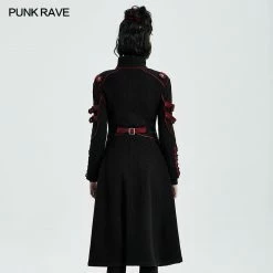 Punkravestore Punk Casual Mid Length Coat