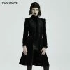 Punkravestore Goth Mid Length Coat Gothic