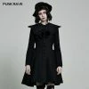 Punkravestore 2021 Goth Woollen Coat Gothic