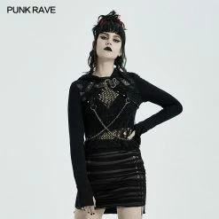 Punkravestore Punk Woven Short Coat