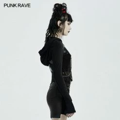 Punkravestore Punk Woven Short Coat
