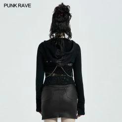 Punkravestore Punk Woven Short Coat