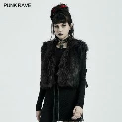 Punkravestore Punk Black Stripe Woollen Coat