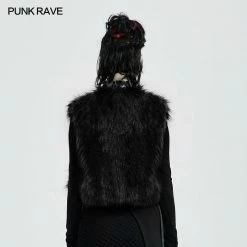 Punkravestore Punk Black Stripe Woollen Coat