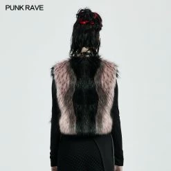 Punkravestore Punk Black Stripe Woollen Coat