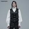 Punkravestore 2021 Goth Striped Vest