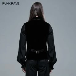 Punkravestore 2021 Goth Striped Vest