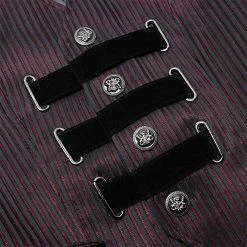 Punkravestore 2021 Goth Striped Vest