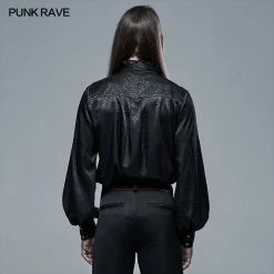 Punkravestore Gothic Vampire Count Long Sleeve Shirt