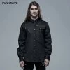 Punkravestore Punk Plaid Spliced Shirt