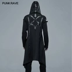 Punkravestore Gothic Dark Church Structure Inspired Knitted Jacket