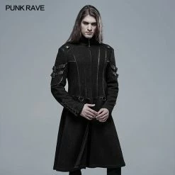 Punkravestore Punk Cool Segmentation Medium Long Jacket