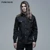 Punkravestore Goth Spliced Shirt