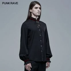 Punkravestore 2021 Goth Simple Shirt For Men