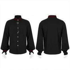 Punkravestore 2021 Goth Simple Shirt For Men
