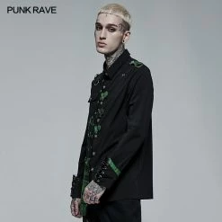 Punkravestore Punk Asymmetric Shirt