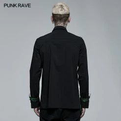 Punkravestore Punk Asymmetric Shirt