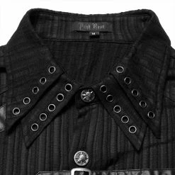 Punk Rave Store Goth Medium Length Dovetail Shirt