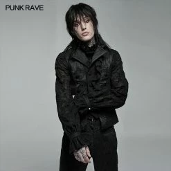 Punk Rave Store Gothic Noble Jacquard Vest