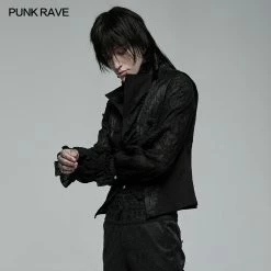 Punk Rave Store Gothic Noble Jacquard Vest