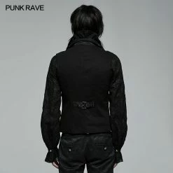 Punk Rave Store Gothic Noble Jacquard Vest