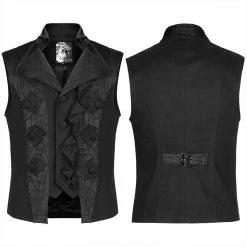 Punk Rave Store Gothic Noble Jacquard Vest