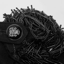 Punkravestore Gothic Steampunk Simple Military Uniform Woolen Coat