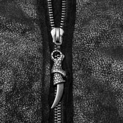 Punkravestore Gothic Imitation Fur Long Coat