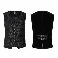 Punkravestore Gothic Gorgeous Jacquard Vest