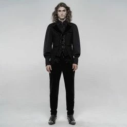 Punkravestore Gothic Gorgeous Swallowtail Mid-length Vest