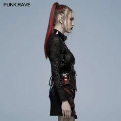 Punkravestore Gothic Patent Leather Corset