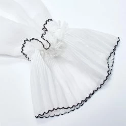 Punkravestore Lolita Blouse Gothic Asymmetric Jacquard Shirt