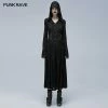 Punkravestore Gothic Cut-out Applique Coat