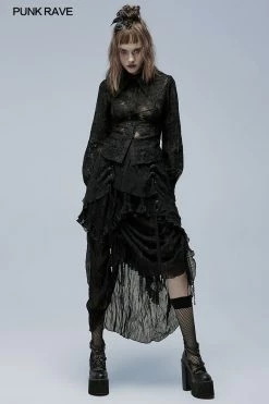 Punkravestore 2022 Gothic Lolita Shirt