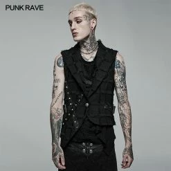 Punk Rave Store Gothic Printed Long Sleeve Shirt